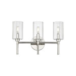 Millennium Lighting 9923-PN Chastine Three Light Vanity Polished Nickel finish