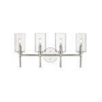 Millennium Lighting 9924-PN Chastine Four Light Vanity Polished Nickel finish