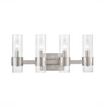 Millennium Lighting 9964-BN Caberton Four Light Vanity Brushed Nickel finish