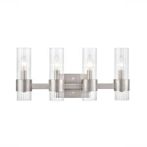 Millennium Lighting 9964-BN Caberton Four Light Vanity Brushed Nickel finish
