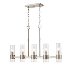 Millennium Lighting 9985-BN Caberton Five Light Island Brushed Nickel finish
