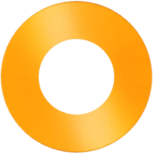 Goodlite G-23721 2" Round Slim Orange Cover