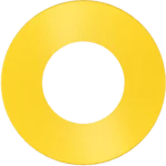 Goodlite G-23722 2" Round Slim Yellow Cover