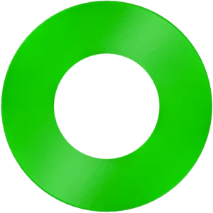 Goodlite G-23723 2" Round Slim Green Cover