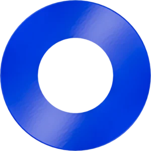 Goodlite G-23724 2" Round Slim  Blue Cover