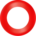 Goodlite G-23730 3" Round Slim Red Cover