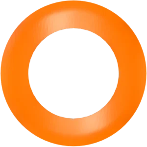 Goodlite G-23731 3" Round Slim Orange Cover