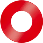 Goodlite G-23720 2" Round Slim Red Cover