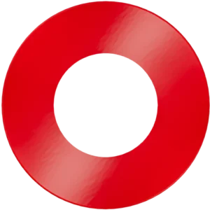 Goodlite G-23720 2" Round Slim Red Cover