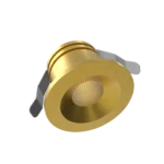 Goodlite G-00140 1 inch Puck Light 24v 22k, Brushed Brass