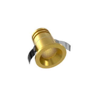 Goodlite G-02541 Mini Puck Light 24v 27k, Brushed Brass