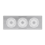 Goodlite G-19968 Flat Multi Hole 8" On-Center Nc Plate 9 Sizes