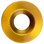 Goodlite G-22033 3 inch Round Regress Slim Brushed Brass Cover