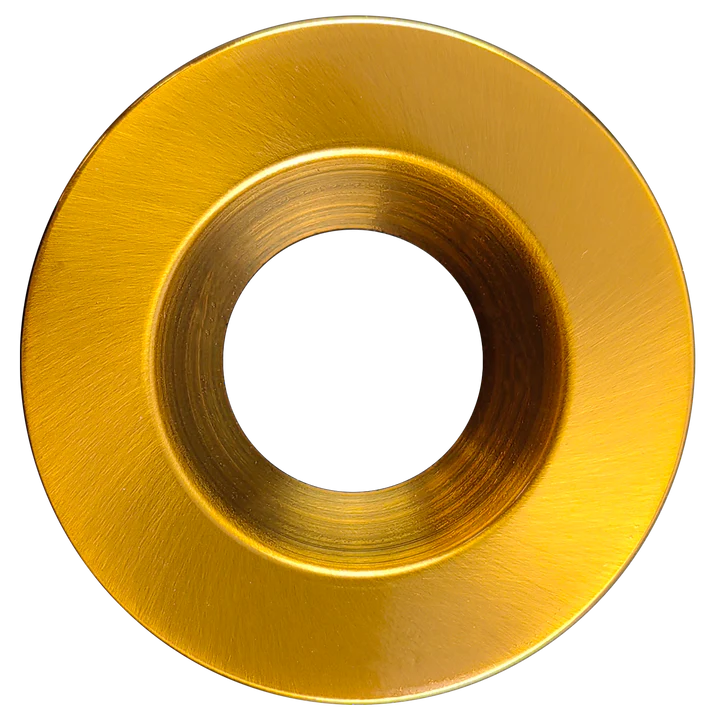 Goodlite G-22033 3 inch Round Regress Slim Brushed Brass Cover