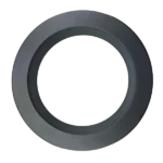 Goodlite G-22080 8 inch Round Regress Slim Black Cover