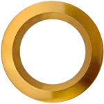 Goodlite G-22083 8 inch Round Regress Slim Brushed Brass Cover