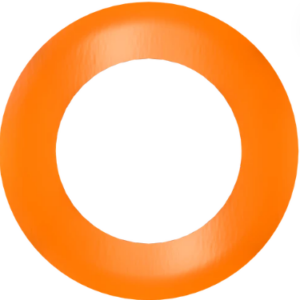 Goodlite G-23741 4" Round Slim Orange Cover