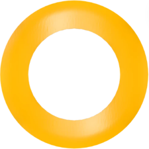 Goodlite G-23742 4" Round Slim Yellow Cover