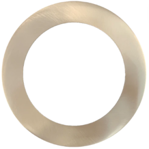 Goodlite G-48380 6" Round Slim Brushed Nickel Cover