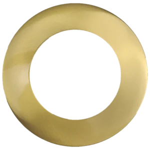 Goodlite G-48382 3" Round Slim Brushed Brass Cover