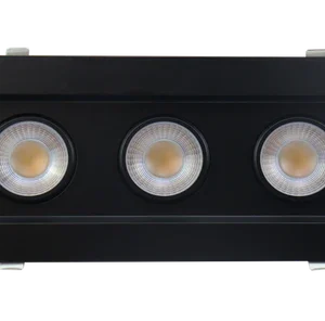 Goodlite G-48445 3.5” Triple Head Regress Multiple Gimbal, Black