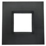 Goodlite G-48461 4 inch Square regress slim Black Cover