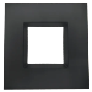 Goodlite G-48461 4 inch Square regress slim Black Cover