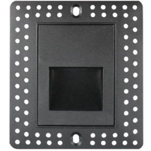 Goodlite G-48531 Trimless Vertical Step Light (Black)