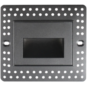 Goodlite G-48533 Trimless Horizontal Step Light (Black)