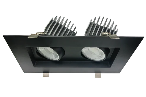 Goodlite G-99122 4” Double Head Regress Multiple Gimbal, Black - Image 2