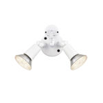 Millennium Lighting M-16002-MW Two Light Outdoor With Motion Sensor Floodlight Matte White finish