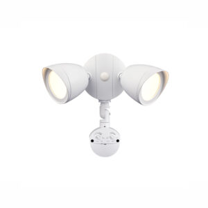 Millennium Lighting M-18002-MW Two Light LED Outdoor With Motion Sensor Flood Light Matte White finish