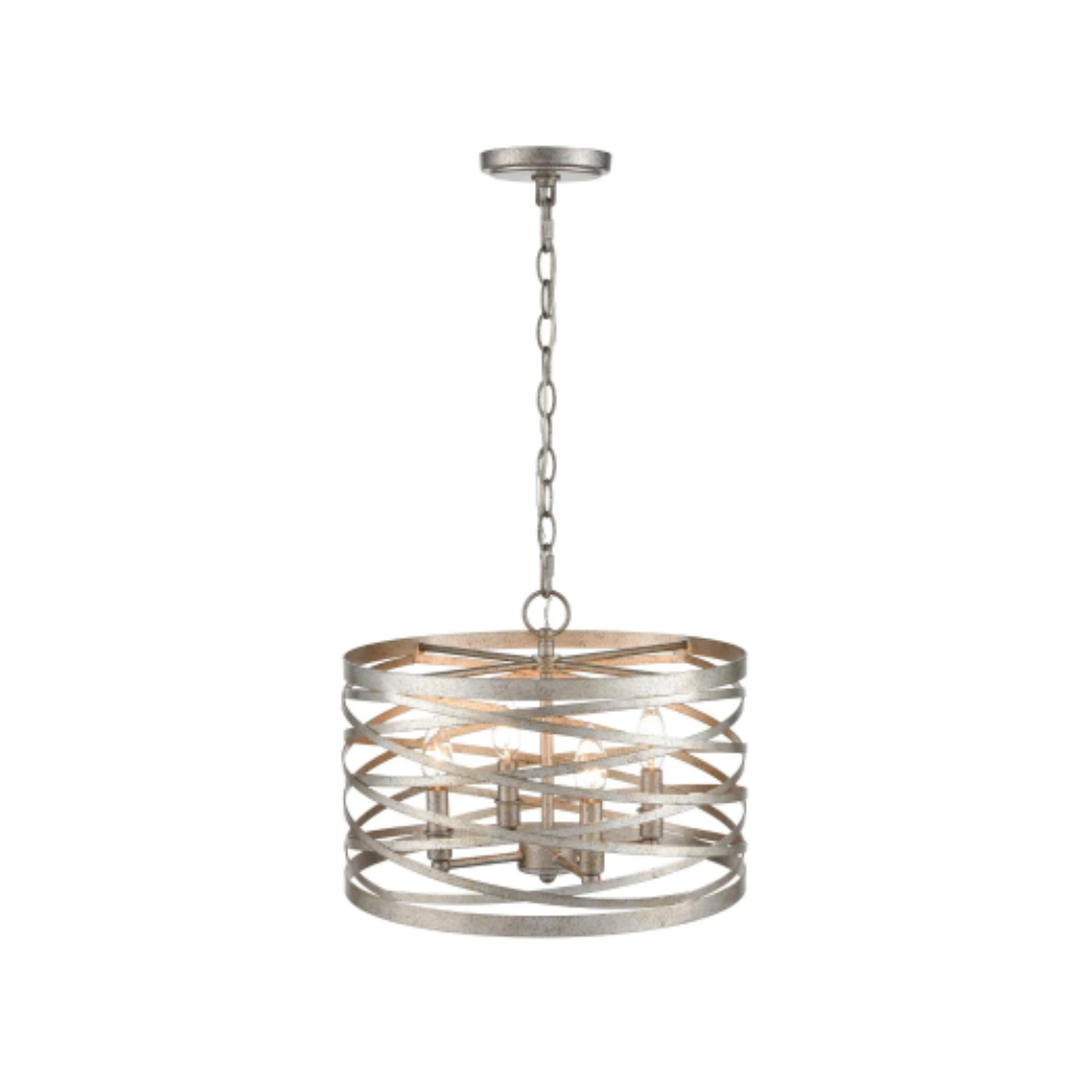 Millennium Lighting 170024-AN Annata Four Light Wall Pendant Antique Nickel finish