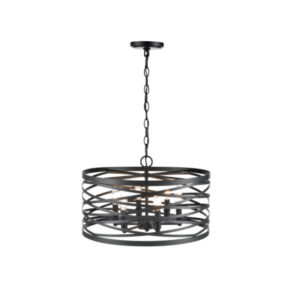 Millennium Lighting 170026-WI Annata Six Light Wall Pendant Weathered Iron finish