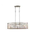 Millennium Lighting 170036-MB Annata Six Light Chandelier Matte Black finish