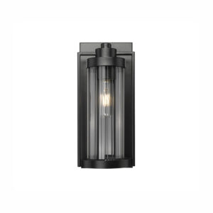 Millennium Lighting 192001-PBK Braselton One Light Outdoor Wall Sconce Powder Coated Black finish