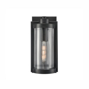 Millennium Lighting 192101-PBK Braselton One Light Outdoor Wall Sconce Powder Coated Black finish