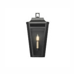 Millennium Lighting 193001-PBK Sumerlin One Light Outdoor Wall Sconce Powder Coated Black finish