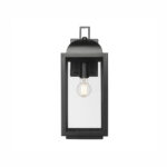 Millennium Lighting 194101-PBK Beaufort One Light Outdoor Wall Sconce Powder Coated Black finish