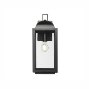Millennium Lighting 194101-PBK Beaufort One Light Outdoor Wall Sconce Powder Coated Black finish