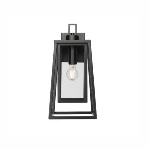 Millennium Lighting 198501-PBK Denzell One Light Outdoor Wall Sconce Powder Coated Black finish