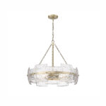 Millennium Lighting 199904-VB Sinclara Four Light Pendant Vintage Brass finish