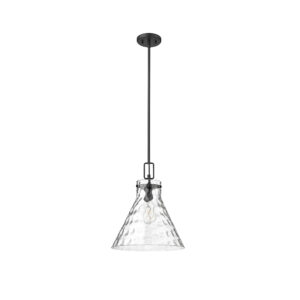 Millennium Lighting 20201-MB Barlon One Light Pendant Matte Black finish