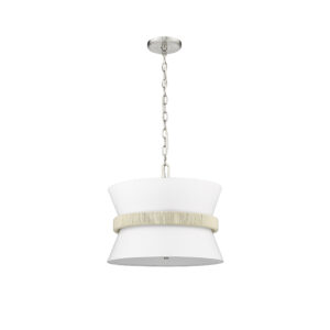 Millennium Lighting 20503-BN Kimbry Three Light Pendant Brushed Nickel finish
