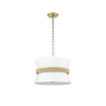 Millennium Lighting 20503-VB Kimbry Three Light Pendant Vintage Brass finish