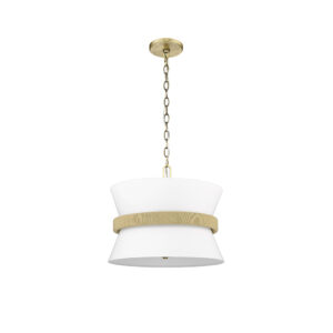 Millennium Lighting 20503-VB Kimbry Three Light Pendant Vintage Brass finish