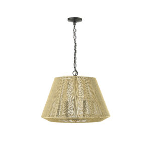 Millennium Lighting 20606-MB Sterling Six Light Pendant Matte Black finish