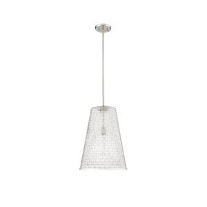Millennium Lighting 20701-BN Saben One Light Pendant Brushed Nickel finish