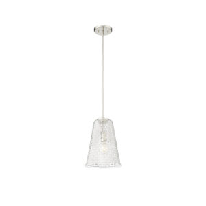 Millennium Lighting 20702-PN Saben One Light Pendant Polished Nickel finish