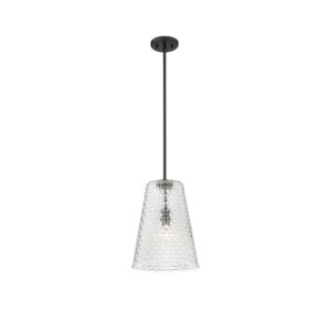 Millennium Lighting 20703-MB Saben One Light Pendant Matte Black finish
